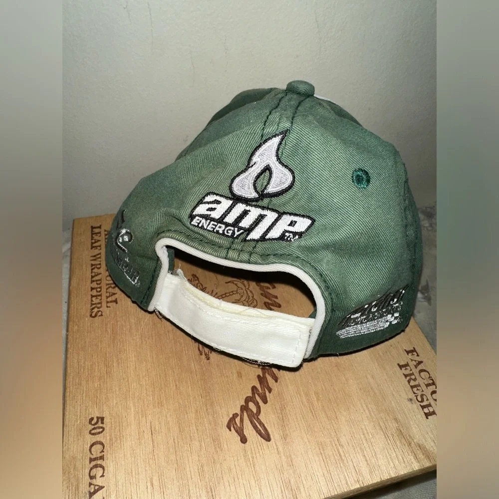 Kids Green and White Cap